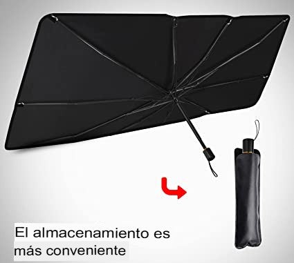 🌞 Tapa Sol Tipo Paraguas – Protección UV para Autos y Camionetas