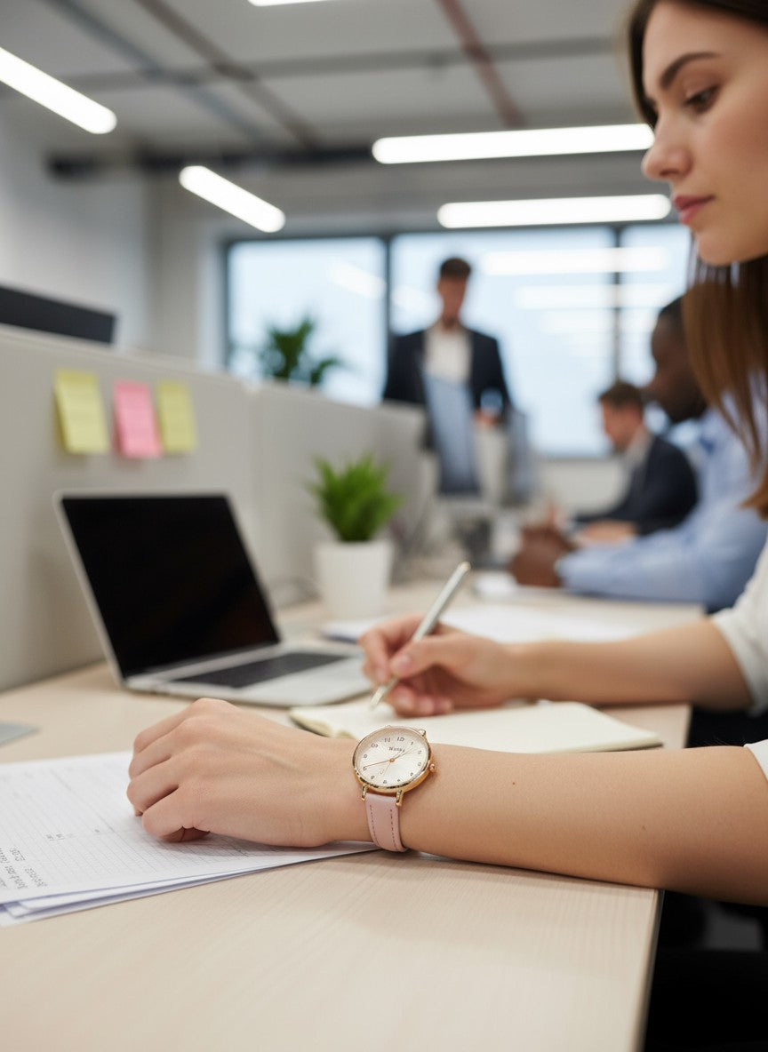 ELEGANCIA EN TU MUÑECA: DESCUBRE EL RELOJ ROSADO EYKI