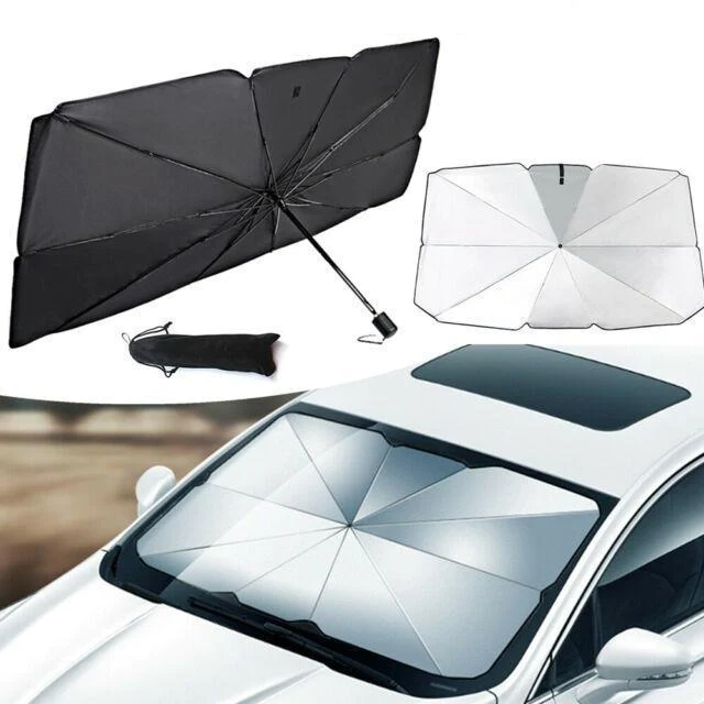 🌞 Tapa Sol Tipo Paraguas – Protección UV para Autos y Camionetas
