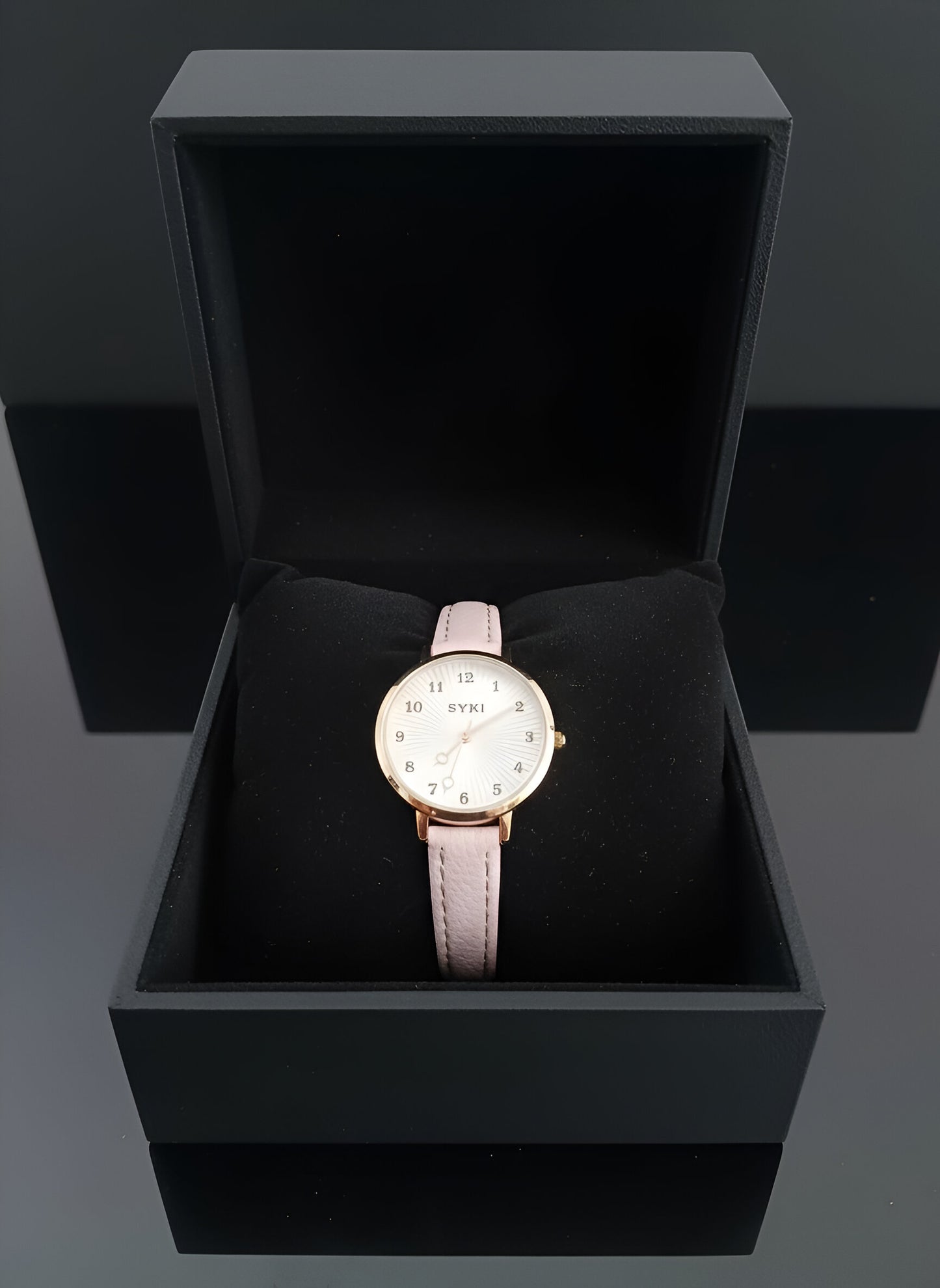 ELEGANCIA EN TU MUÑECA: DESCUBRE EL RELOJ ROSADO EYKI