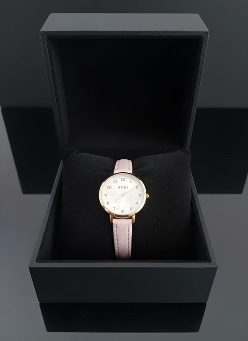 ELEGANCIA EN TU MUÑECA: DESCUBRE EL RELOJ ROSADO EYKI